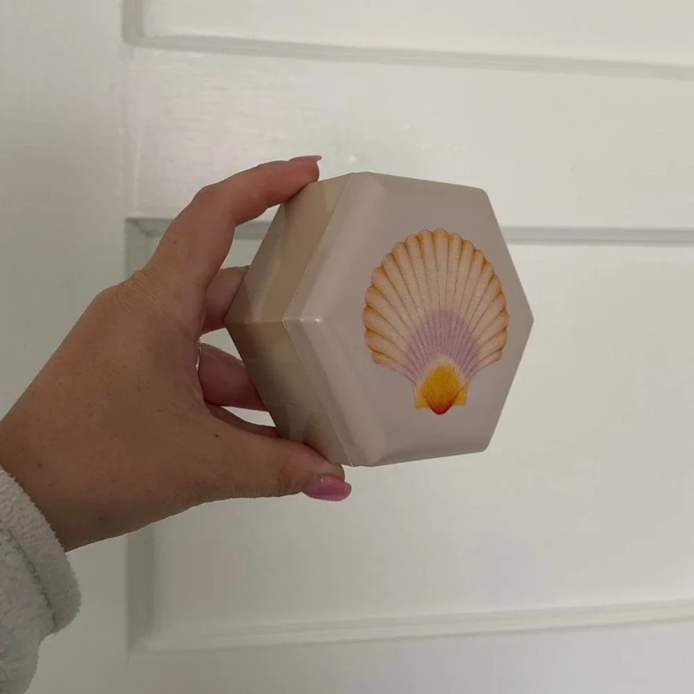 Vintage Seashell Trinket Box